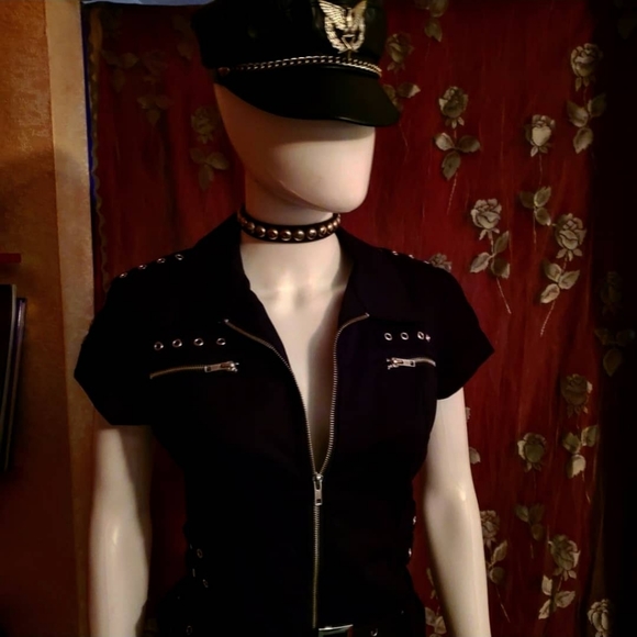 π€Bad Ass Black Punk/Goth Dressπ€ - Picture 4 of 7